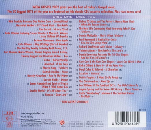 WOW Gospel 2002 (2CD)