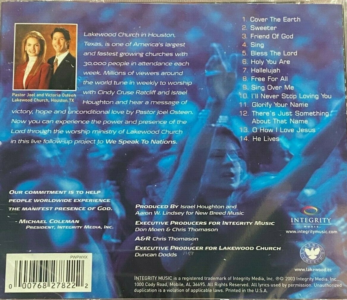 Lakewood Church - Cover The Earth (CD)