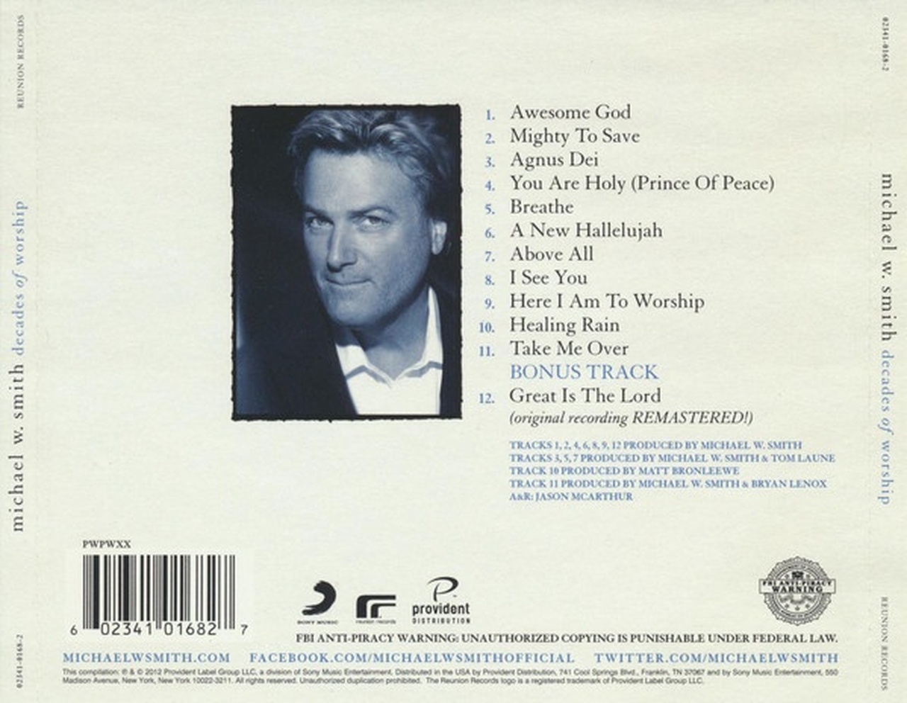 Michael W. Smith - decades of worship (CD)