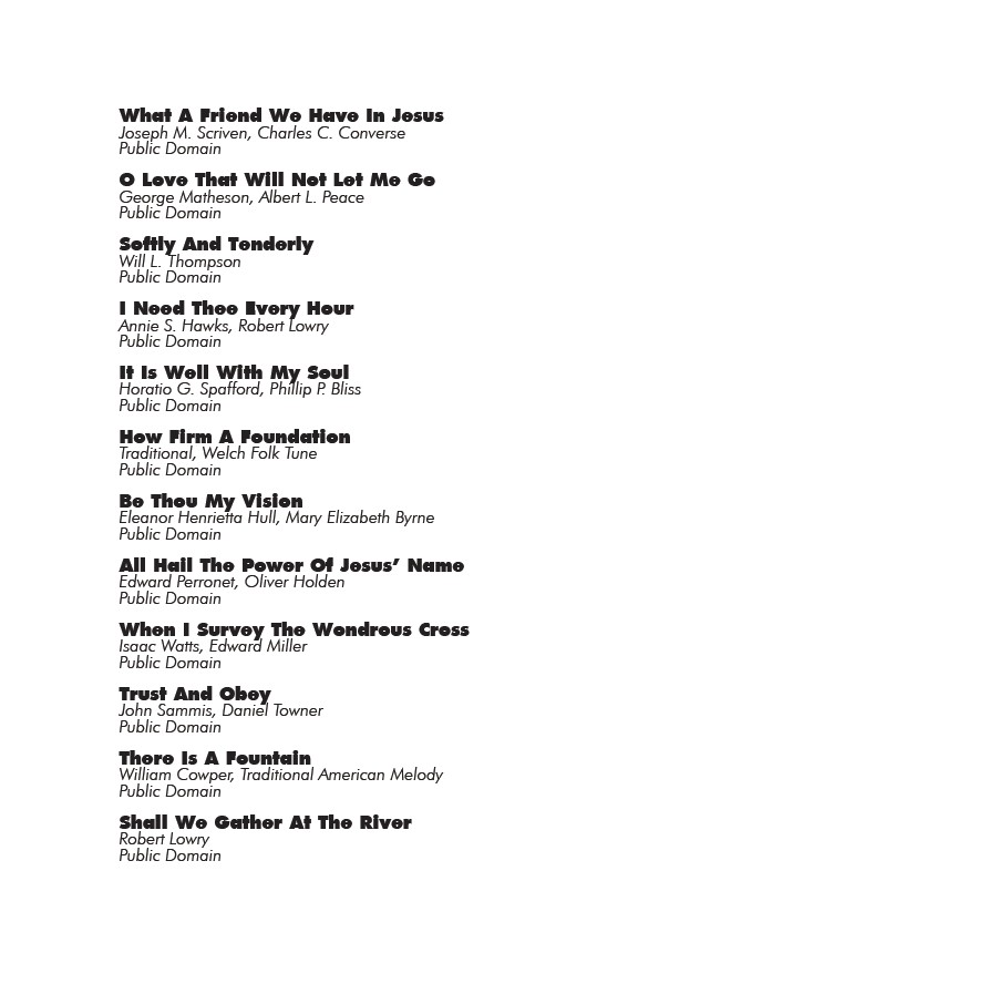 은혜로운 영어찬송 2 (Top 50 Hymns) (3CD)